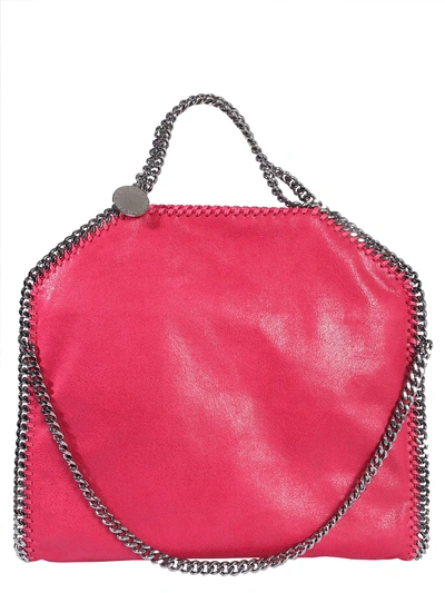 Shop Stella Mccartney Falabella Fold Over Tote Bag In Red