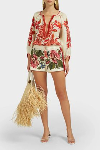 Shop Vita Kin Scent Of Summer Linen Shorts