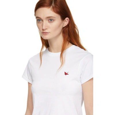 Shop 6397 White Crane Man T-shirt