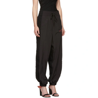 Shop Alexander Wang T Alexanderwang.t Black Washed Lounge Pants In 001 Black