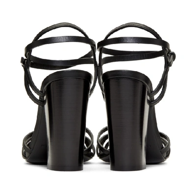 Shop Saint Laurent Black Oak Jodie Sandals In 1000 Black