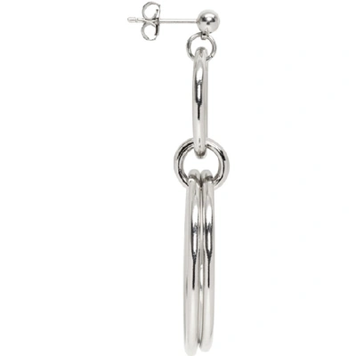 Shop Justine Clenquet Silver Alice Earrings
