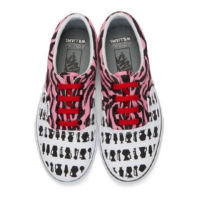 Shop Ashley Williams Pink And White Vans Edition Era Sneakers In Tiger/jugs