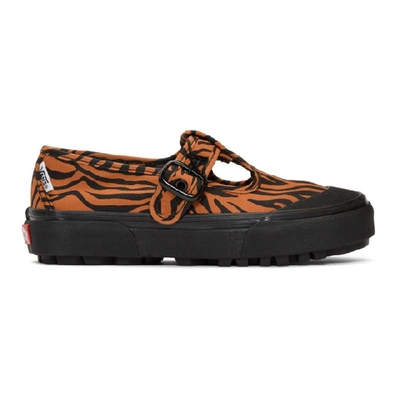 Shop Ashley Williams Orange And Black Vans Edition Style 93 Sneakers In Tiger/black