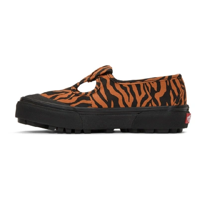Shop Ashley Williams Orange And Black Vans Edition Style 93 Sneakers In Tiger/black