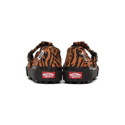 Shop Ashley Williams Orange And Black Vans Edition Style 93 Sneakers In Tiger/black