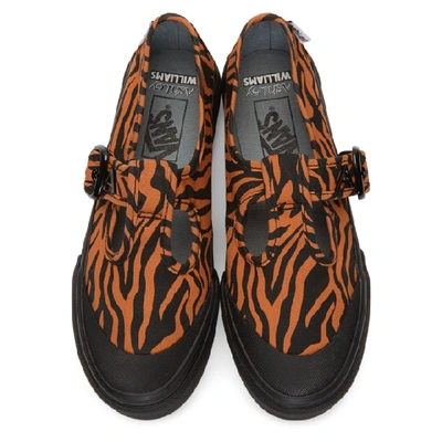 Shop Ashley Williams Orange And Black Vans Edition Style 93 Sneakers In Tiger/black