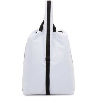 Shop Ader Error White Arrow Cross Backpack In Sc2 White