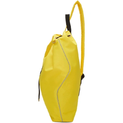Shop Ader Error Yellow Arrow Cross Backpack In Sc22 Yellow