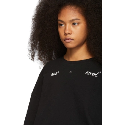 Shop Ader Error Black Arrow T-shirt In Sc1 Black