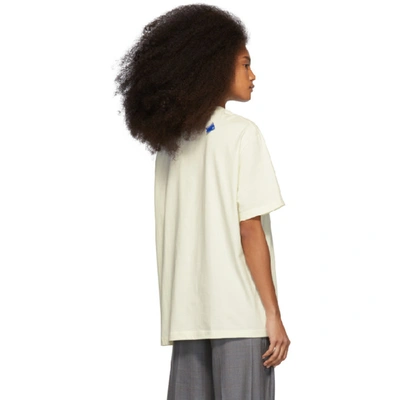 Shop Ader Error Off-white Arrow Print T-shirt In Sc2 White