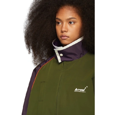 Shop Ader Error Purple Arrow Jumper Jacket In Sc80 Purple