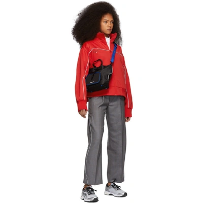 Shop Ader Error Red Logo Track Jacket In Sc45 Red