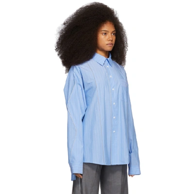 Shop Ader Error Blue Thunder Shirt In Sc93 Skyblu