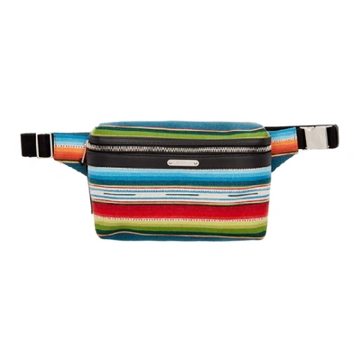 Shop Saint Laurent Multicolor Mexican City Belt Bag In 8477 Print