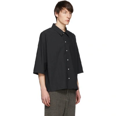 Shop Kuro Black Dolman Sleeve Shirt