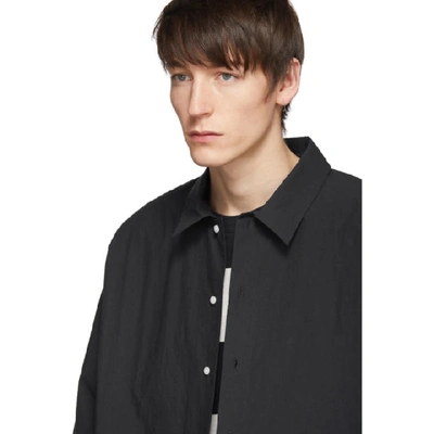 Shop Kuro Black Dolman Sleeve Shirt