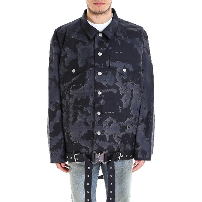 Shop Alyx 1017  9sm Camouflage Print Jacket In Black