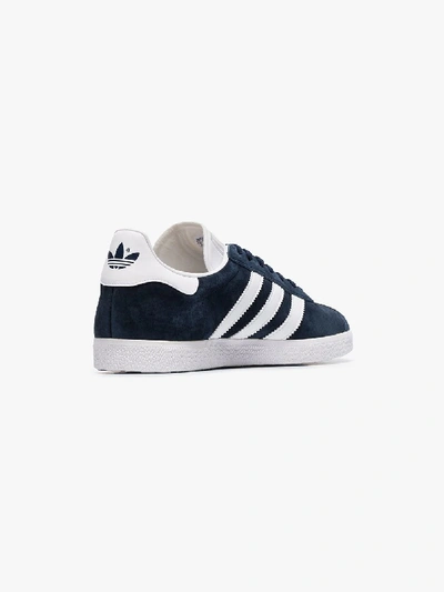 Shop Adidas Originals Adidas Blue Originals Gazelle Suede Sneakers