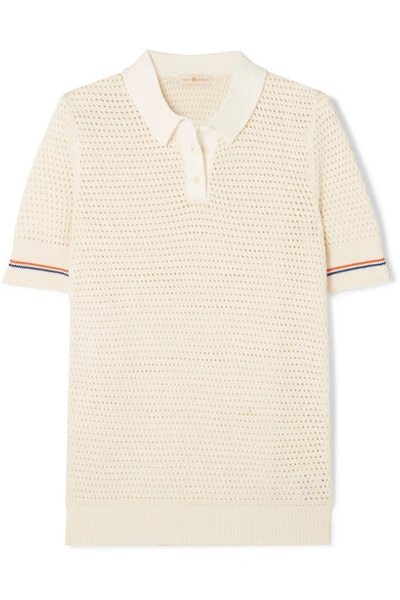 Shop Tory Burch Cotton Polo Shirt