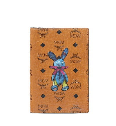 Shop Mcm Rabbit Passport Holder In Visetos In Co