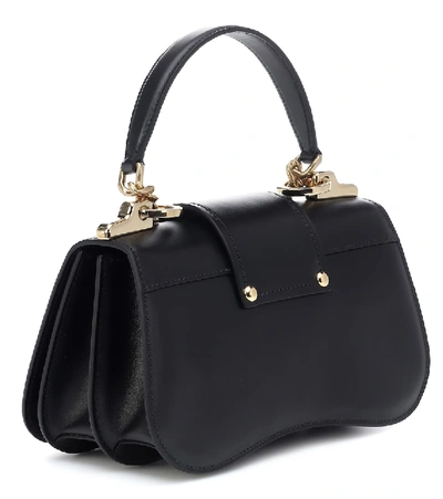 Shop Prada Sidonie Leather Shoulder Bag In Black