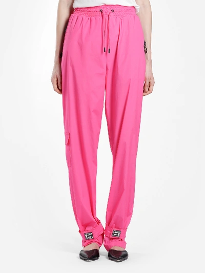 Shop Off-white C/o Virgil Abloh Trousers In Pink