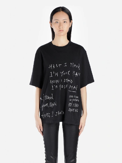 Shop Haider Ackermann T-shirts In  Black