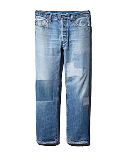 Shop Atelier And Repairs Detroit Cropped Relaxed Fit Jeans In Blue