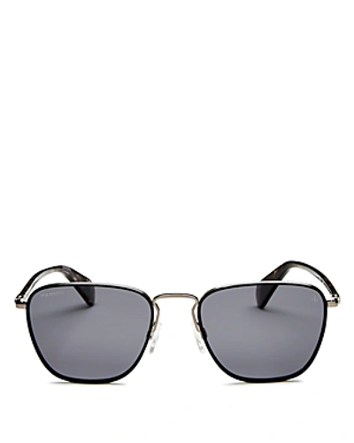 Shop Rag & Bone Men's Square Sunglasses, 54mm In Black