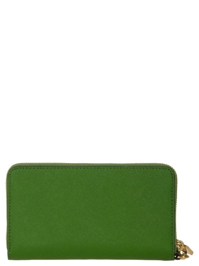 Shop Michael Kors Wristlets Wallet In True-green