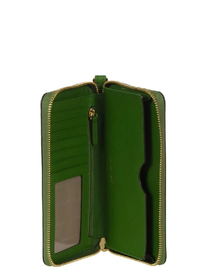 Shop Michael Kors Wristlets Wallet In True-green