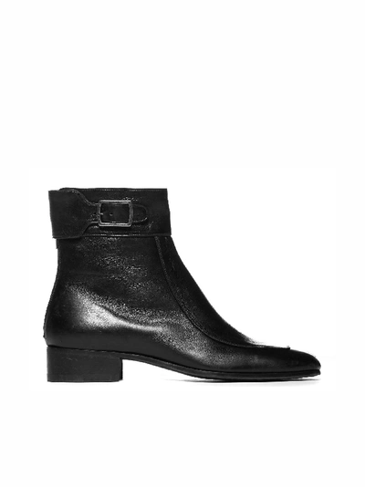 Shop Saint Laurent Boots In Nero