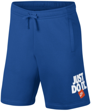 nike men's sportswear just do it shorts