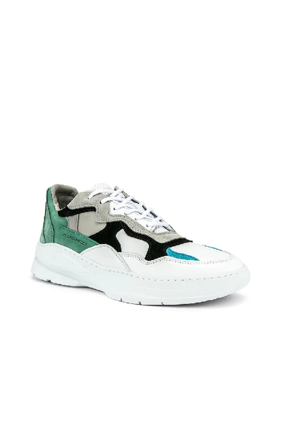 Shop Filling Pieces Low Fade Cosmo Infinity In Green,white In Mint