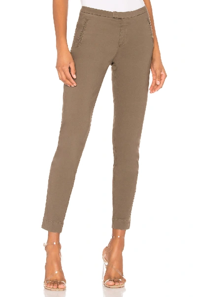 Shop Atm Anthony Thomas Melillo Enzyme Wash Slim Pant In Faded Army