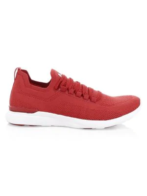 red apl sneakers