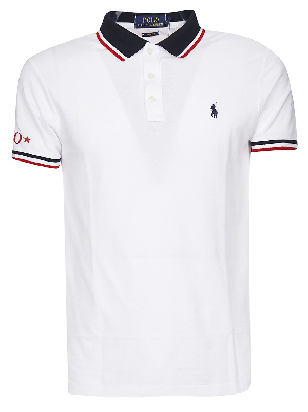 Ralph Lauren Logo Polo Shirt In White | ModeSens
