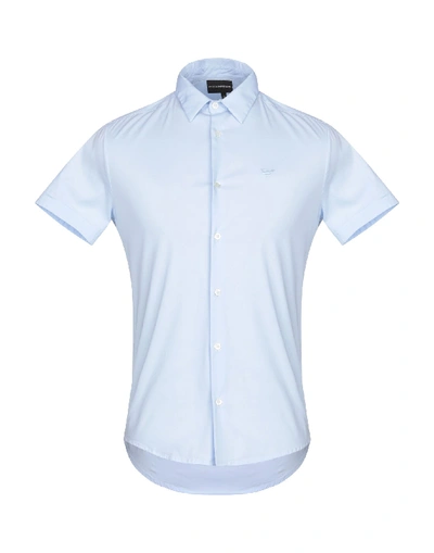 Emporio Armani Shirts In Blue