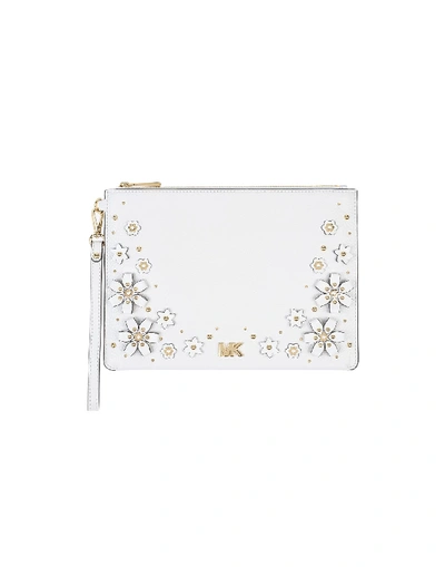 Shop Michael Kors Pouch In White