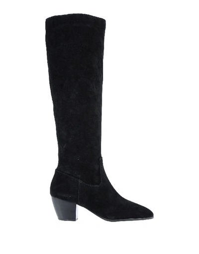 Shop Michael Michael Kors Knee Boots In Black