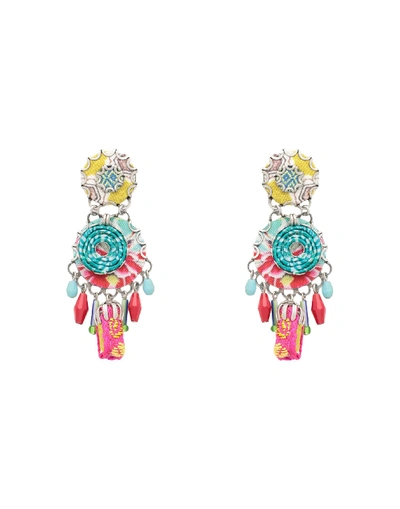 Shop Ayala Bar Earrings In Red