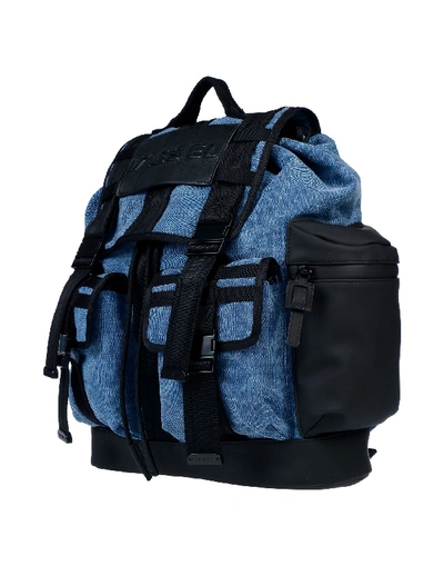 Shop Diesel Backpack & Fanny Pack In Slate Blue