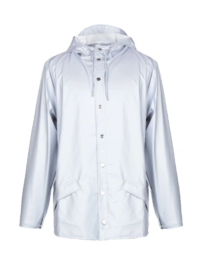 Shop Rains Full-length Jacket In Light Grey