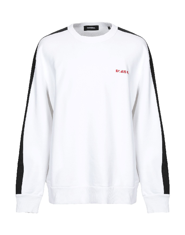 Diesel Sweatshirt In White | ModeSens