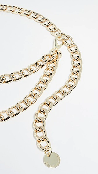 Shop B-low The Belt Gissel Chain Belt In Gold