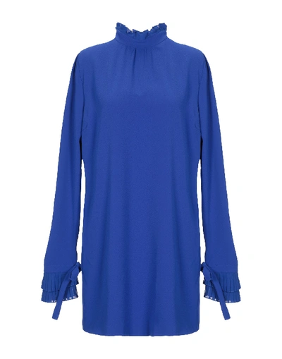 Shop Pinko Woman Mini Dress Blue Size 10 Polyester