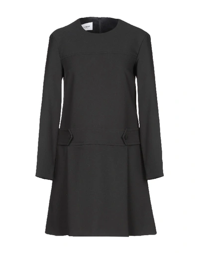 Shop Dondup Woman Mini Dress Black Size 8 Polyester, Viscose, Elastane