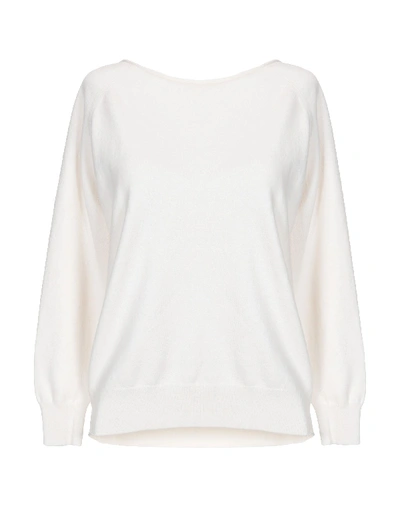 Shop Maje Sweaters In Ivory