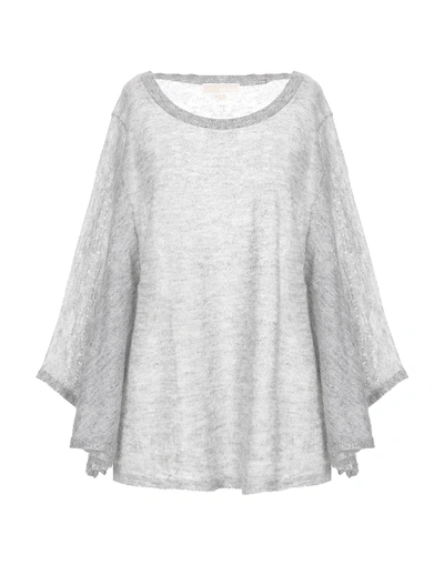 Shop Michael Michael Kors Sweater In Light Grey